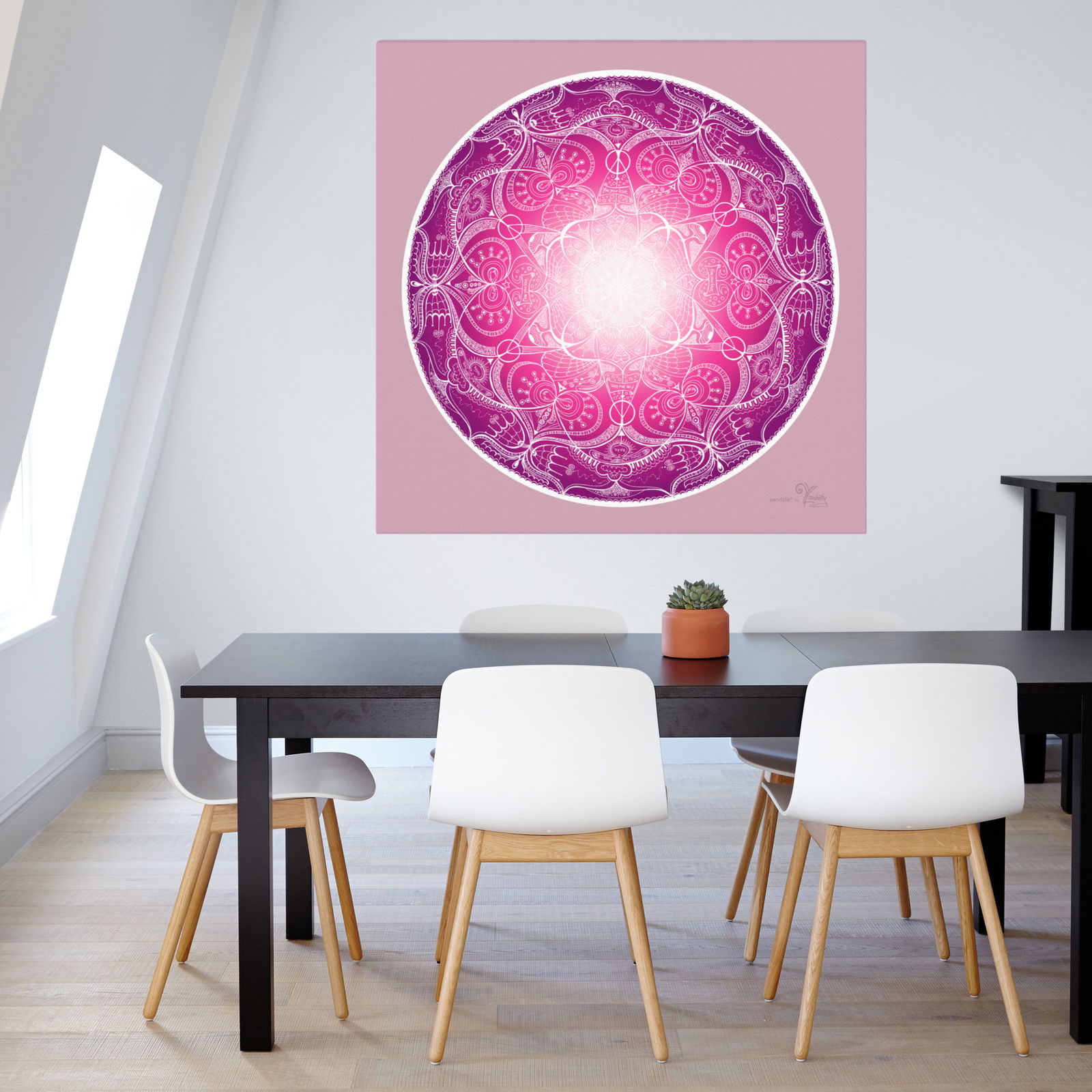 Mandala canvas print self-love Free Your Love