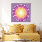 Treasure your Intuition Mandala Stoff Wandbehang Yandala Yvonne Lamberty